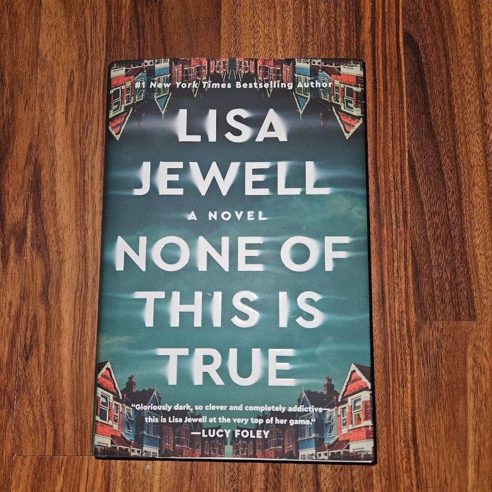 None of This Is True Hardcover Book - Blue Cover